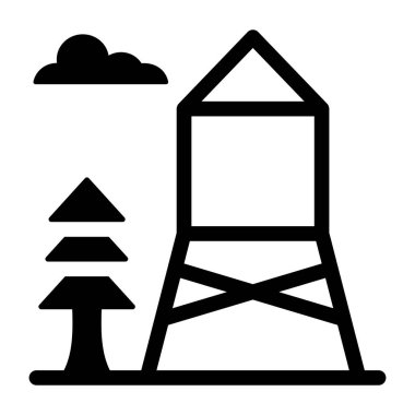 Yılbaşı ağacı. Basit tasarım