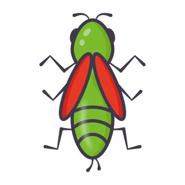 şirin hata simgesi vektör illüstrasyon tasarımı