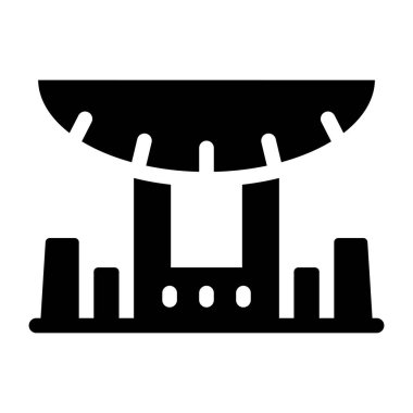 Carusel Web simgesi basit tasarım 