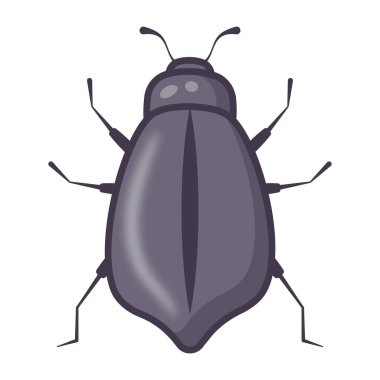 Böcek ikonu. Böcek logosu. izole vektör illüstrasyonu