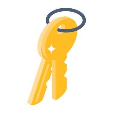 anahtar simge vektör illüstrasyonu