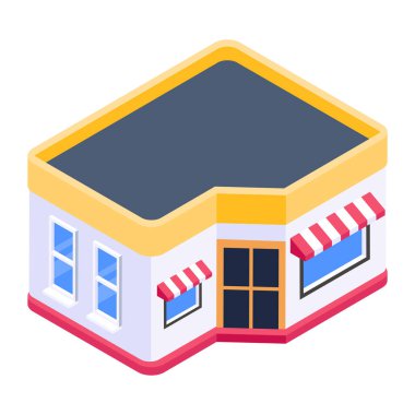ev yapımı izometrik ikon vektör çizimi tasarımı