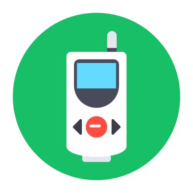 Video kamera simgesi. Ağ için yeşil enerji vektör simgelerinin basit çizimi