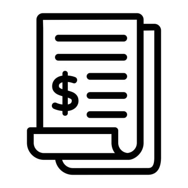 Gazete. Web simgesi basit tasarım