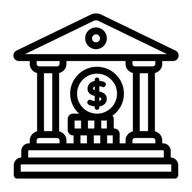 Banka binası. Basit tasarım