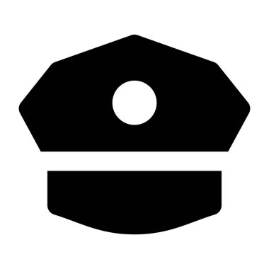 polis başlığı web simgesi basit tasarım