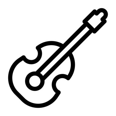 müzik aleti. Basit resimleme