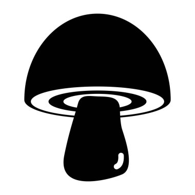 mantar simgesi vektör illüstrasyonu