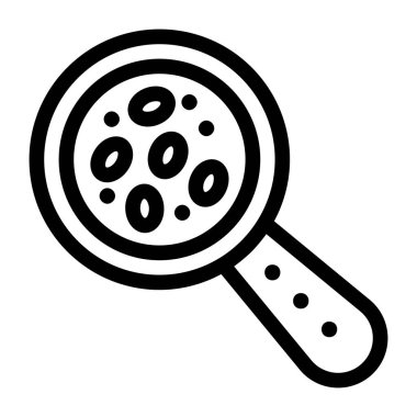 büyütme cam vektör simgesi