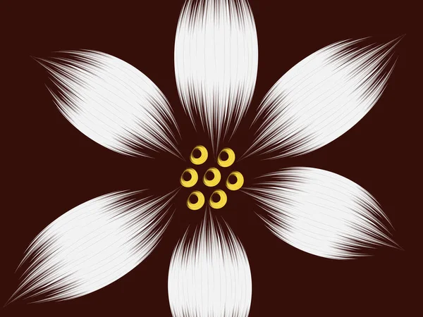 Vektorová Ilustrace Krásného Květinového Pozadí — Stockový vektor