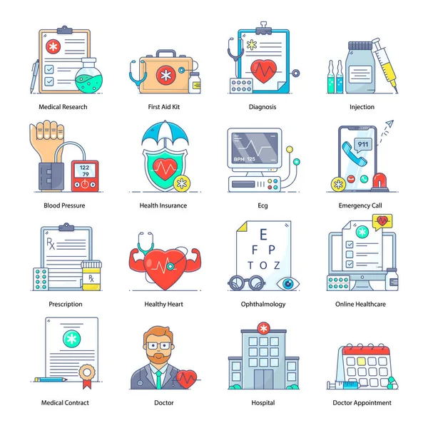 Vector Ilustración Moderna Falta Icono Medicina — Vector de stock