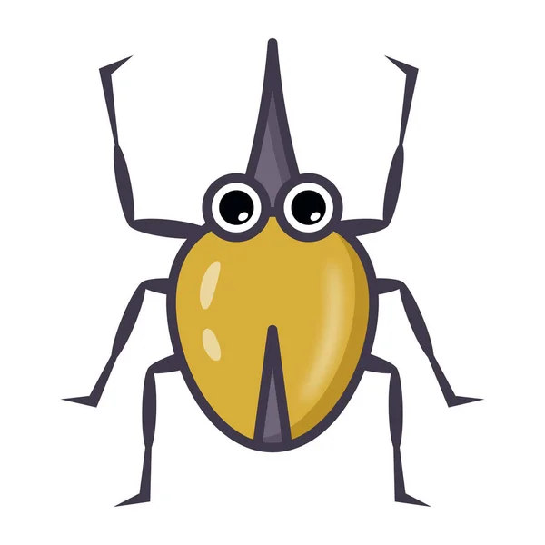 Ícone Ilustração Bug — Vetor de Stock