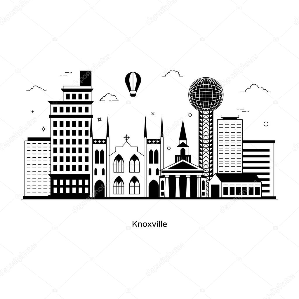 vector illustration of city skyline