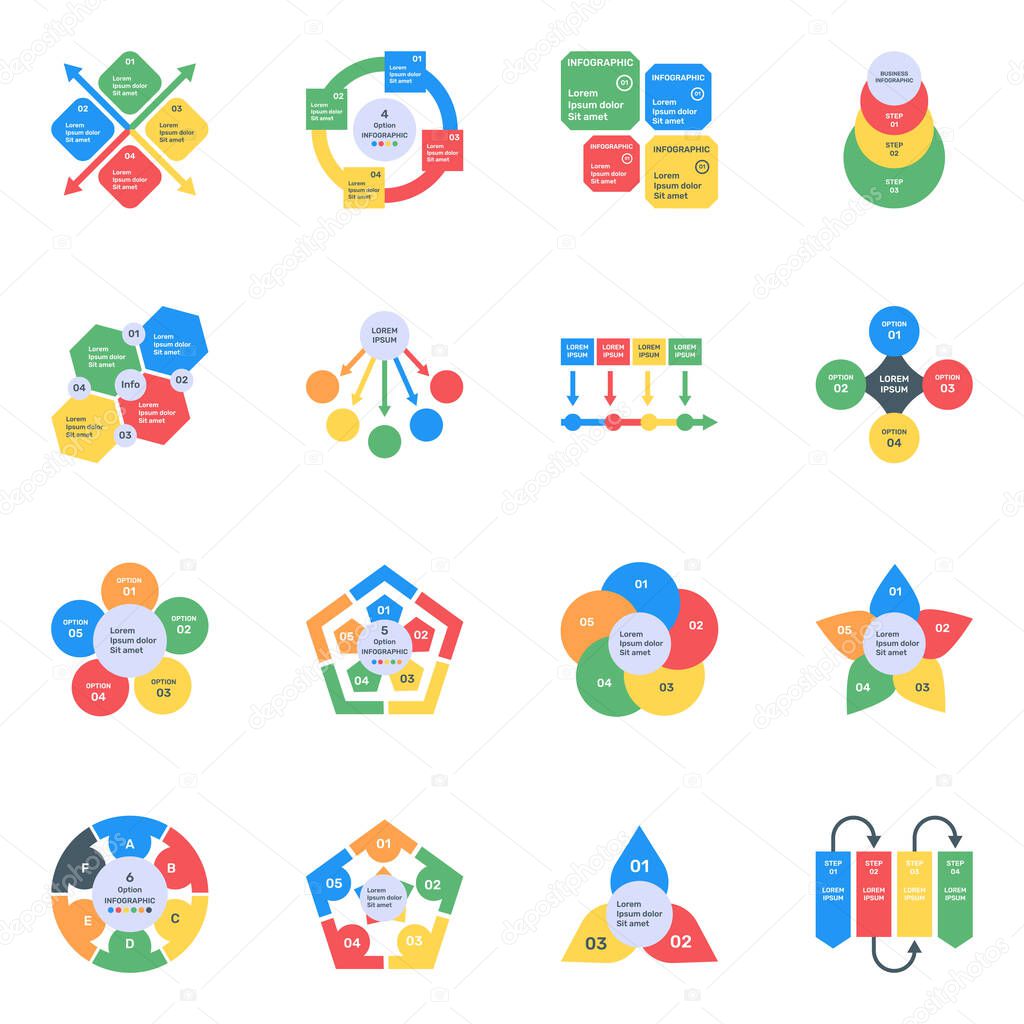 vector illustration of business and finance icon set