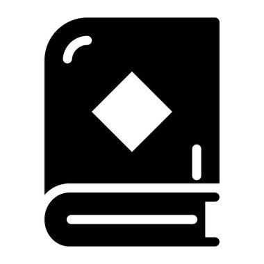 Kitap. Web simgesi basit illüstrasyon