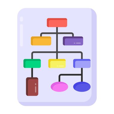 iş akışı simgesi vektör illüstrasyonu