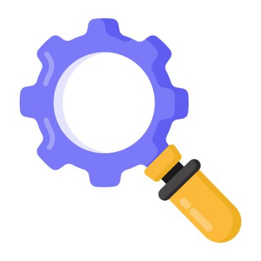 dişli simgesi vektör illüstrasyonu