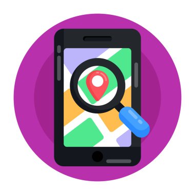 GPS navigasyon. Basit resimleme