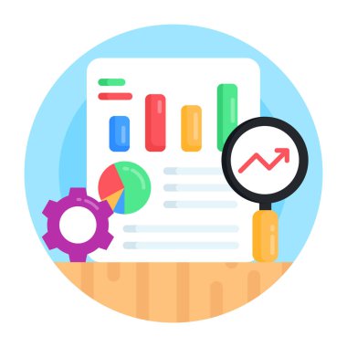 Analitik simge. Basit resimleme