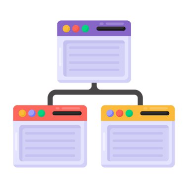 websitesi, web, mobil, uygulama, vektör illüstrasyonu