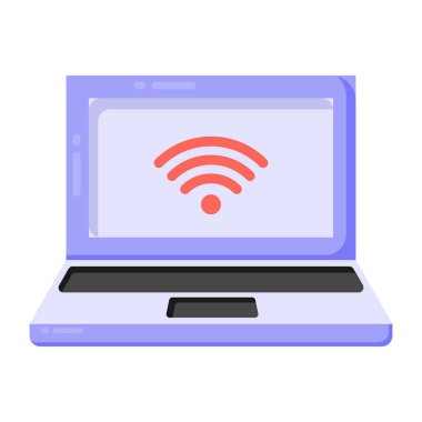 dizüstü bilgisayar web simgesi basit tasarım