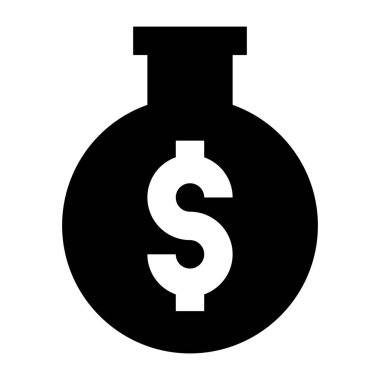 Dolar web simgesi basit tasarım