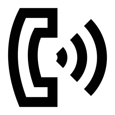 telefon web simgesi. düz resimleme