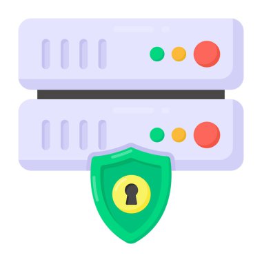 Güvenlik sistemi. Basit resimleme