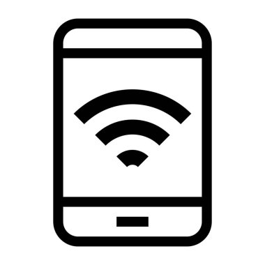 Wi-fi web simgesi. düz resimleme