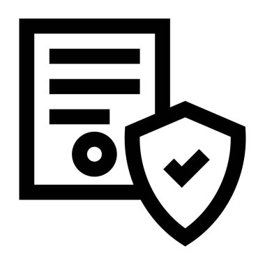 belge web simgesi. düz resimleme