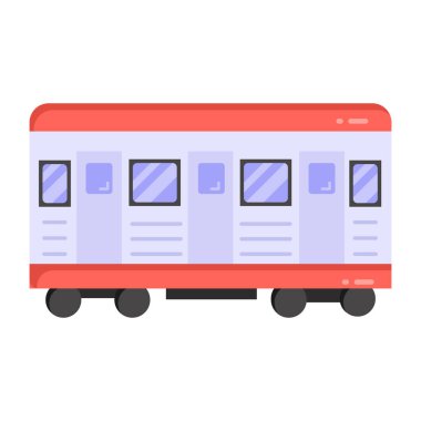 bus simgesi vektörü. İzometrik stil, yuvarlak köşeli ve beyaz zemin üzerinde el arabası olan çift renkli semboldür. resimleme