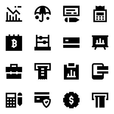 Bankacılık ve Finans satırı simgeleri ayarlandı