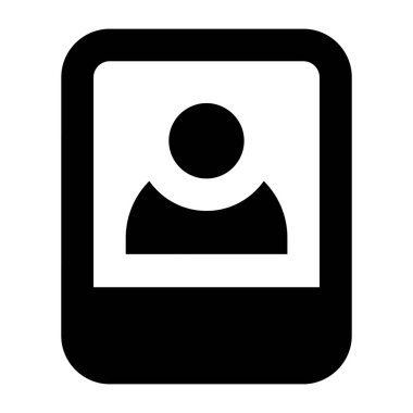 kullanıcı. Web simgesi basit illüstrasyon