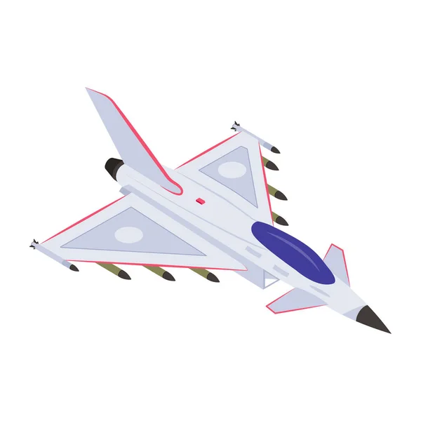 Vuelo Icono Del Avión Isométrico Los Iconos Del Vector Plano — Vector de stock