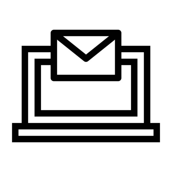 Ηλεκτρονικό Ταχυδρομείο Εικονίδιο Web Απλό Σχεδιασμό — Διανυσματικό Αρχείο