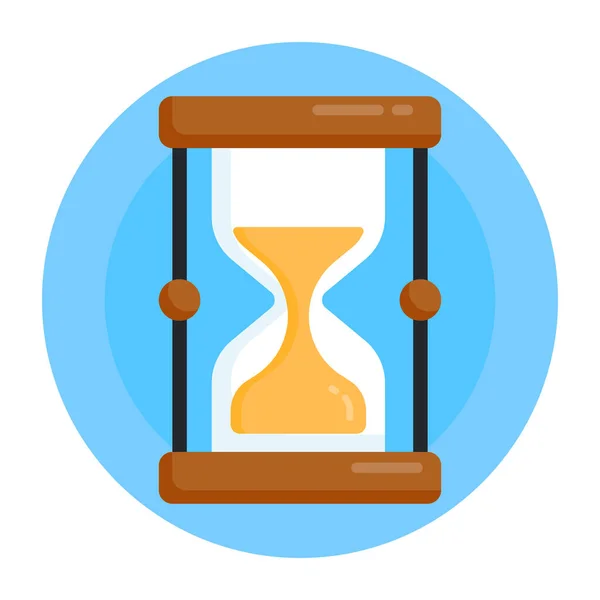 Arena Icono Reloj Arena Ilustración Simple Los Iconos Vector Vidrio — Vector de stock