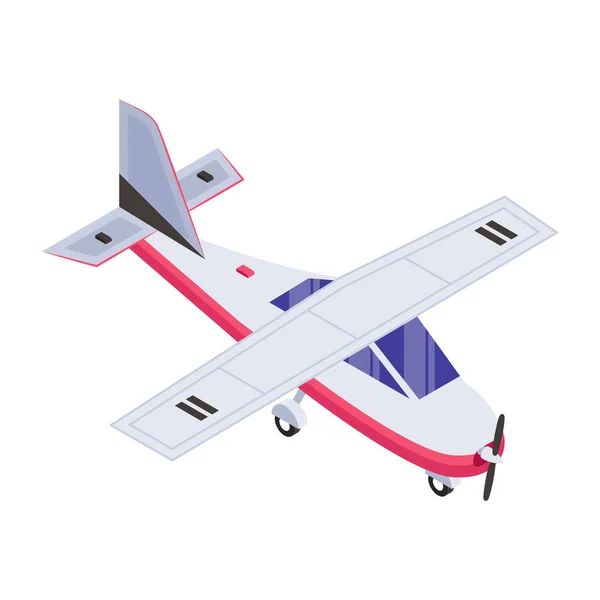 Icono Avión Vector Ilustración — Vector de stock