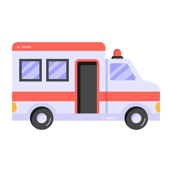 Ambulance Car Simple Illustration — Stock Vector