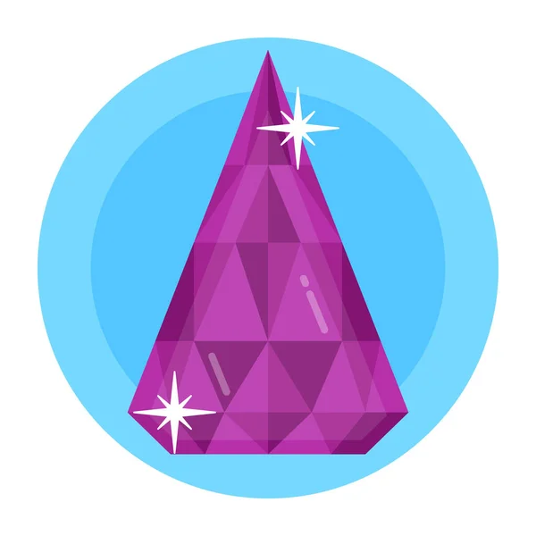 Árbol Navidad Con Icono Las Estrellas Sobre Fondo Blanco Diseño — Vector de stock