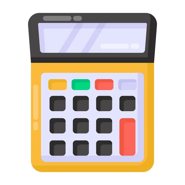 Calculatrice Icône Web Illustration Simple — Image vectorielle