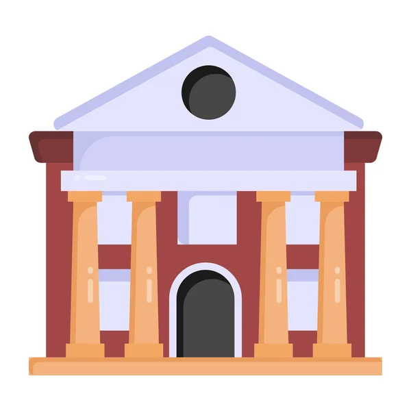 Edificio Icono Web Vector Ilustración — Vector de stock