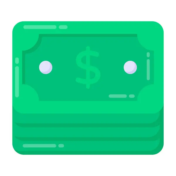 Dollar Icône Web Illustration Vectorielle — Image vectorielle
