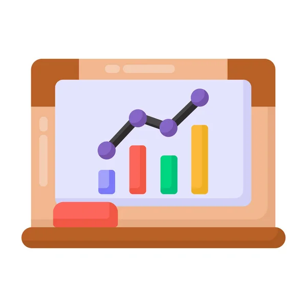 Business Financial Flat Icon Design Vector Illustration Eps10 Graphic — 스톡 벡터