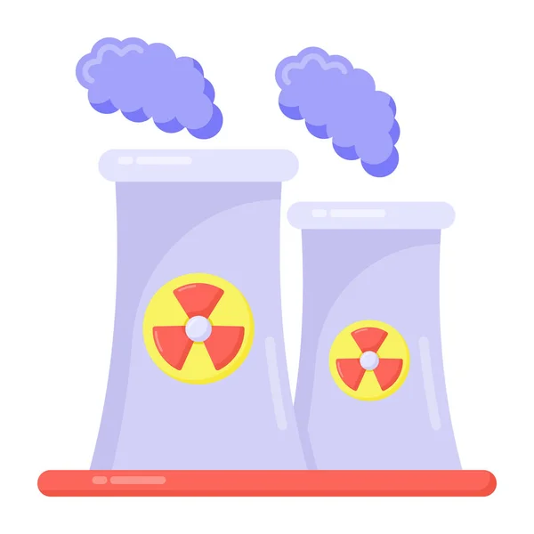 Nuclear Pollution Design Vector Illustration Eps10 Graphic — Stock Vector