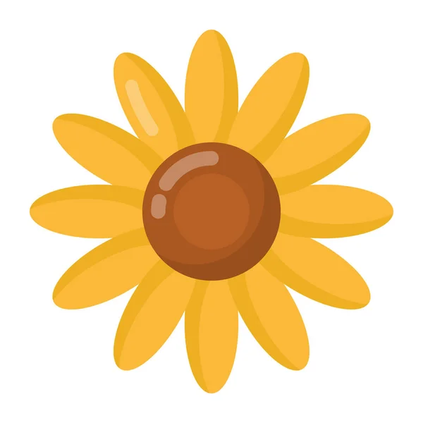 Sunflower Flower Icon Cartoon Illustration Sunflowers Vector Icons Web — Stock Vector