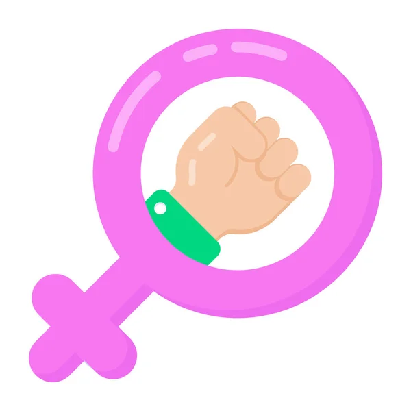 Gender Symbol Flache Abbildung Von Suchvektorsymbolen Für Das Web — Stockvektor