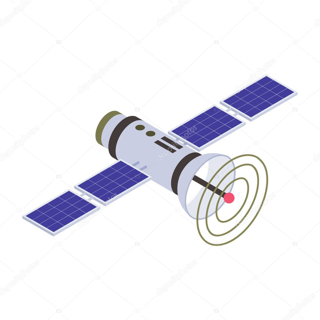 satellite antenna icon. cartoon illustration of radar vector icons for web