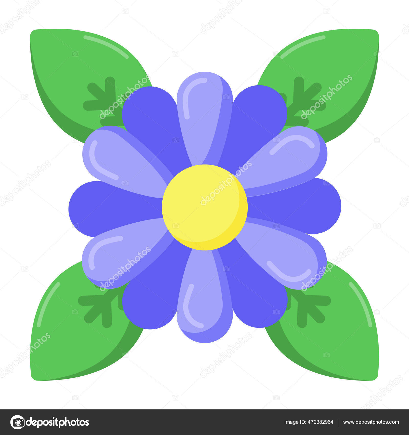 Icono Flor Ilustración Dibujos Animados Flores Vector Iconos Para Web  vector, gráfico vectorial © smashingstocks imagen #472382964