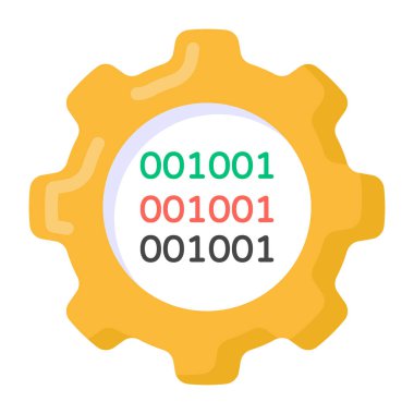 dişli simgesi vektör illüstrasyonu