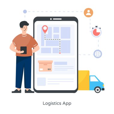 Teslimat. Web simgesi